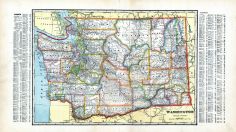 State Map, Spokane County 1912